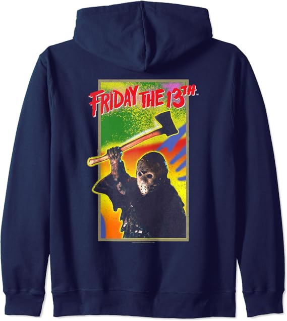 friday the 13th zip up hoodie